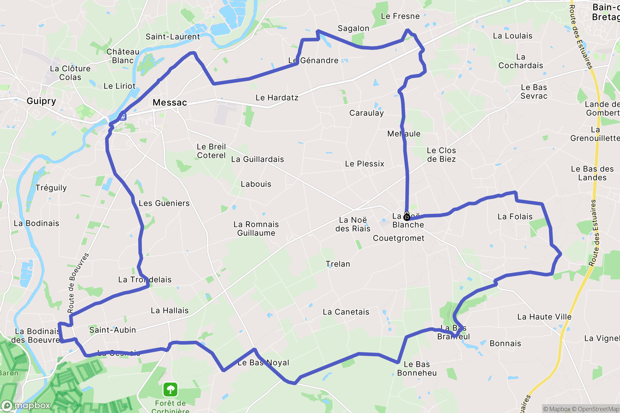 La Noë Blanche: routekaart voor buitenactiviteiten - France
