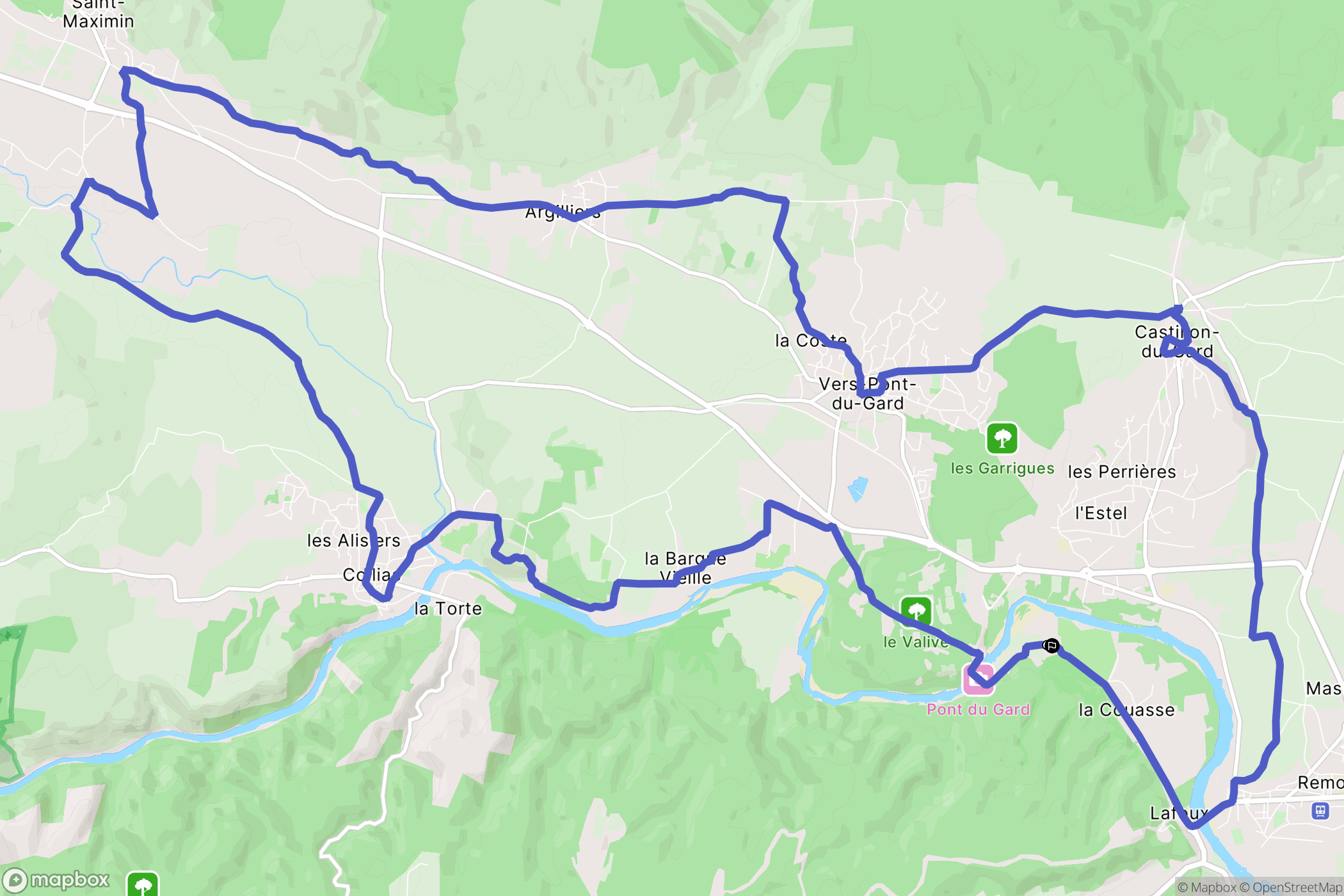 Remoulins: routekaart voor buitenactiviteiten - France