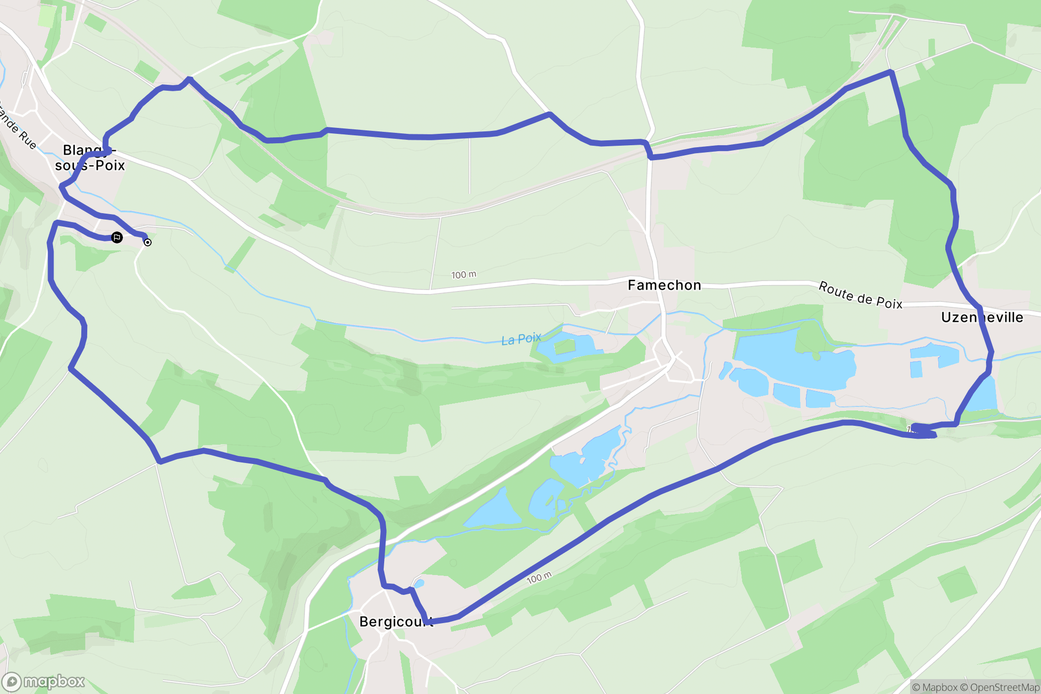 Blangy-sous-Poix: routekaart voor buitenactiviteiten - France