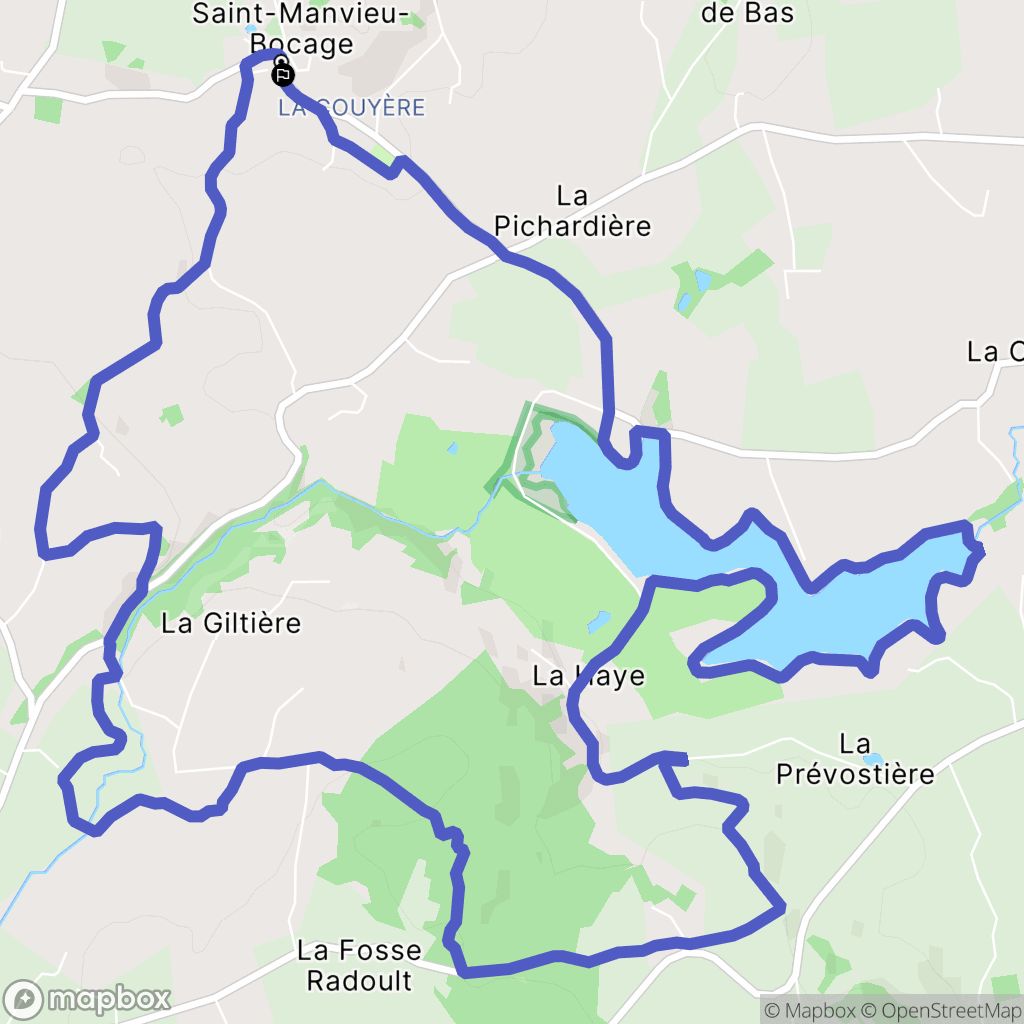 Saint-Manvieu-Bocage: routekaart voor buitenactiviteiten - France