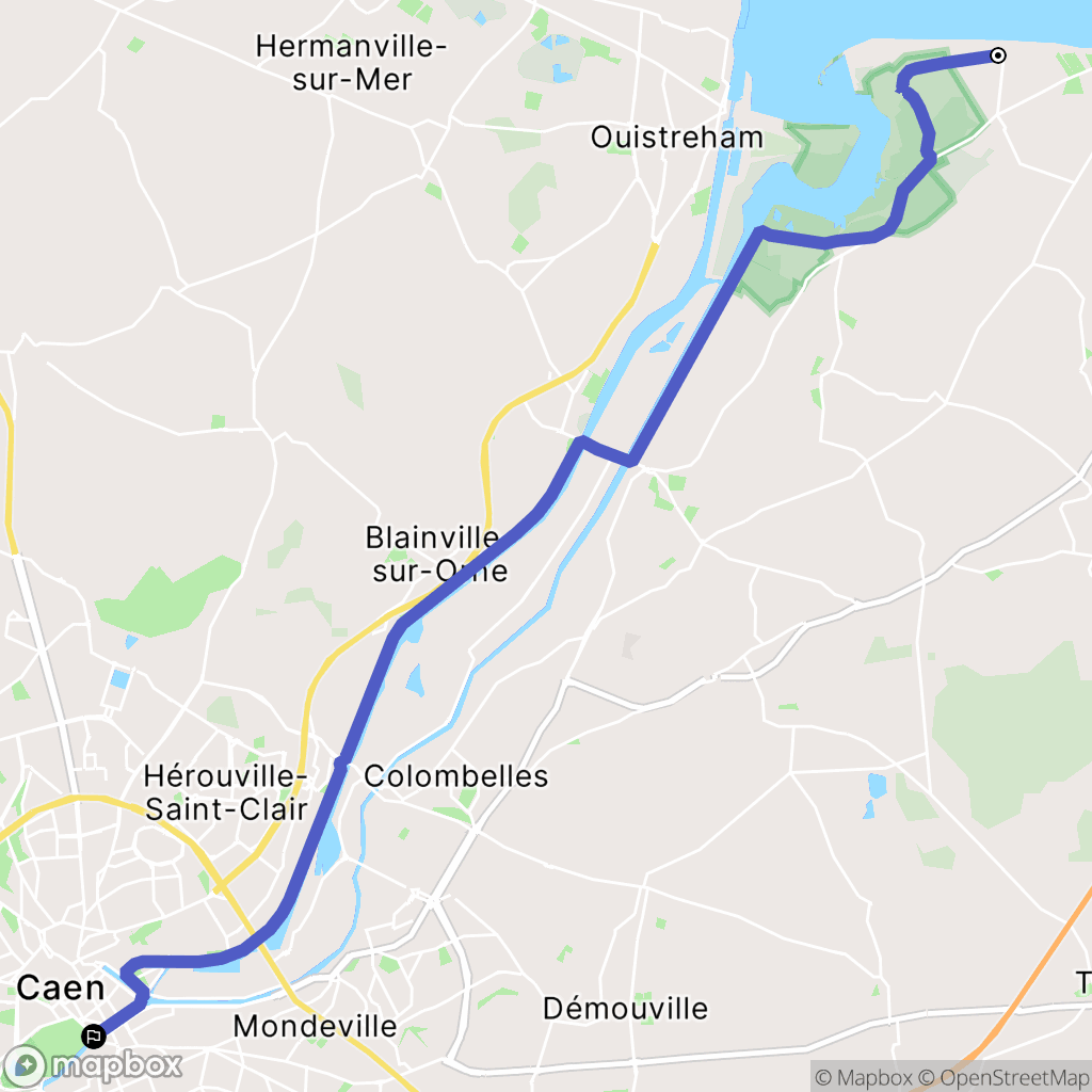 Merville-Franceville-Plage: routekaart voor buitenactiviteiten - France