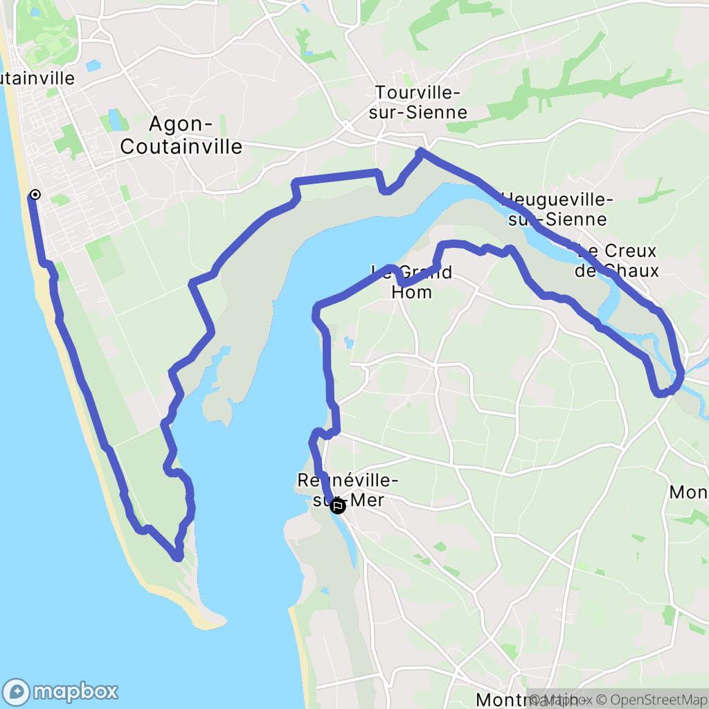 Agon-Coutainville: routekaart voor buitenactiviteiten - France