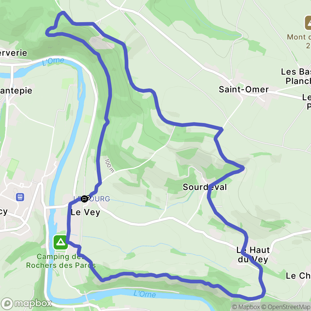 Le Vey: routekaart voor buitenactiviteiten - France