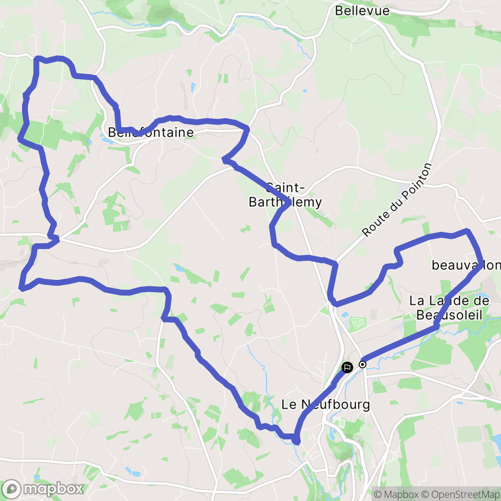 Le Neufbourg: routekaart voor buitenactiviteiten - France