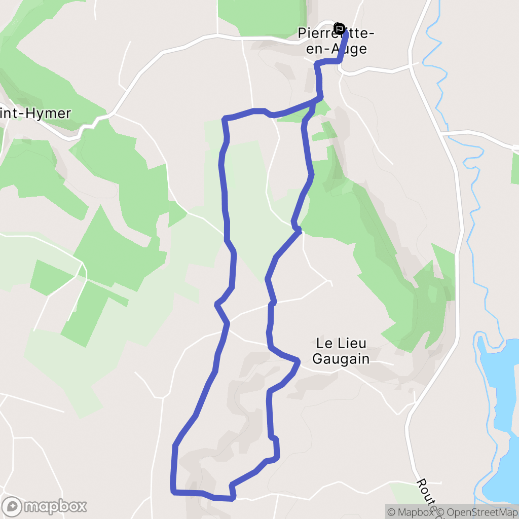 Pierrefitte-en-Auge: routekaart voor buitenactiviteiten - France
