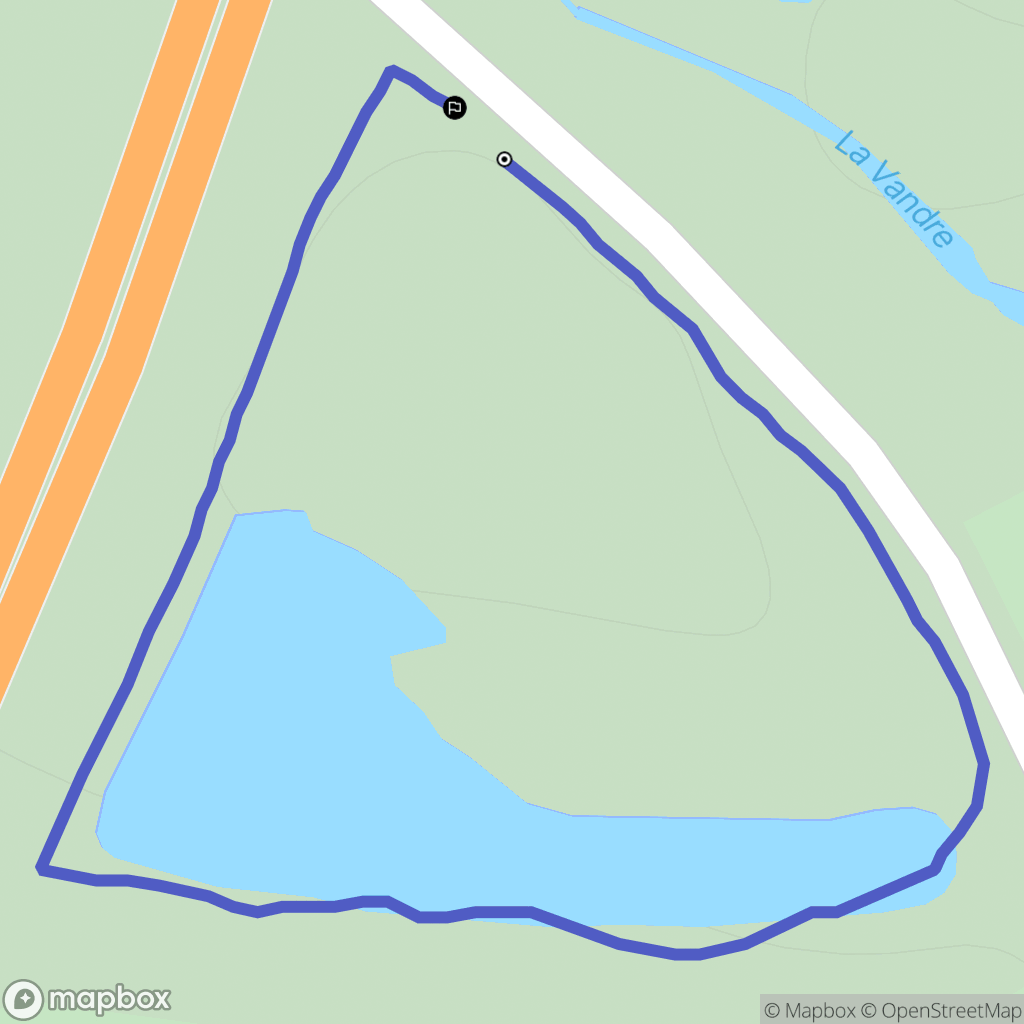 Saint-Gervais-du-Perron (Saint-Laurent-Beauménil) : carte du parcours de randonnée - France