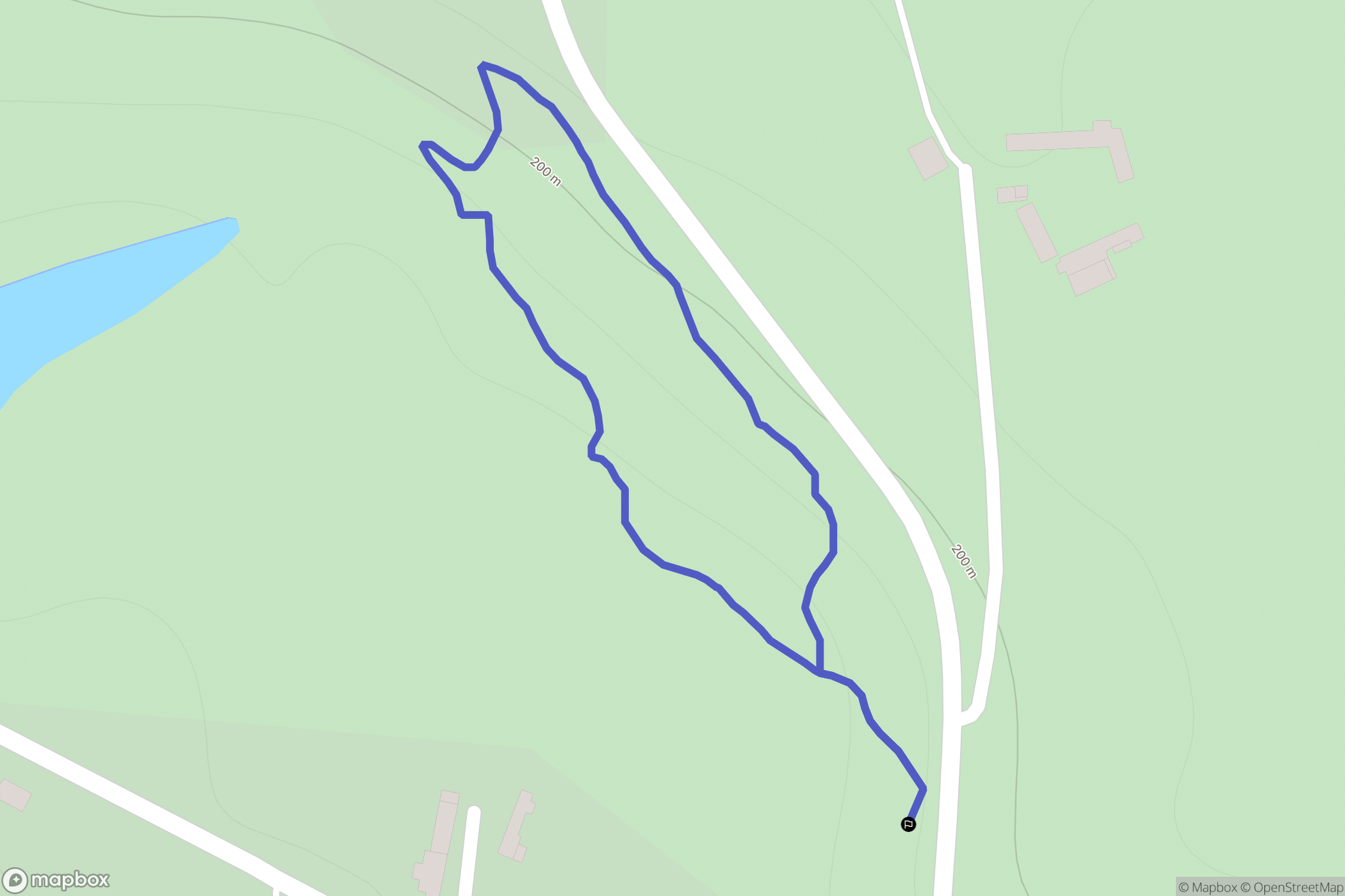 Longny-au-Perche : carte du parcours de randonnée - France