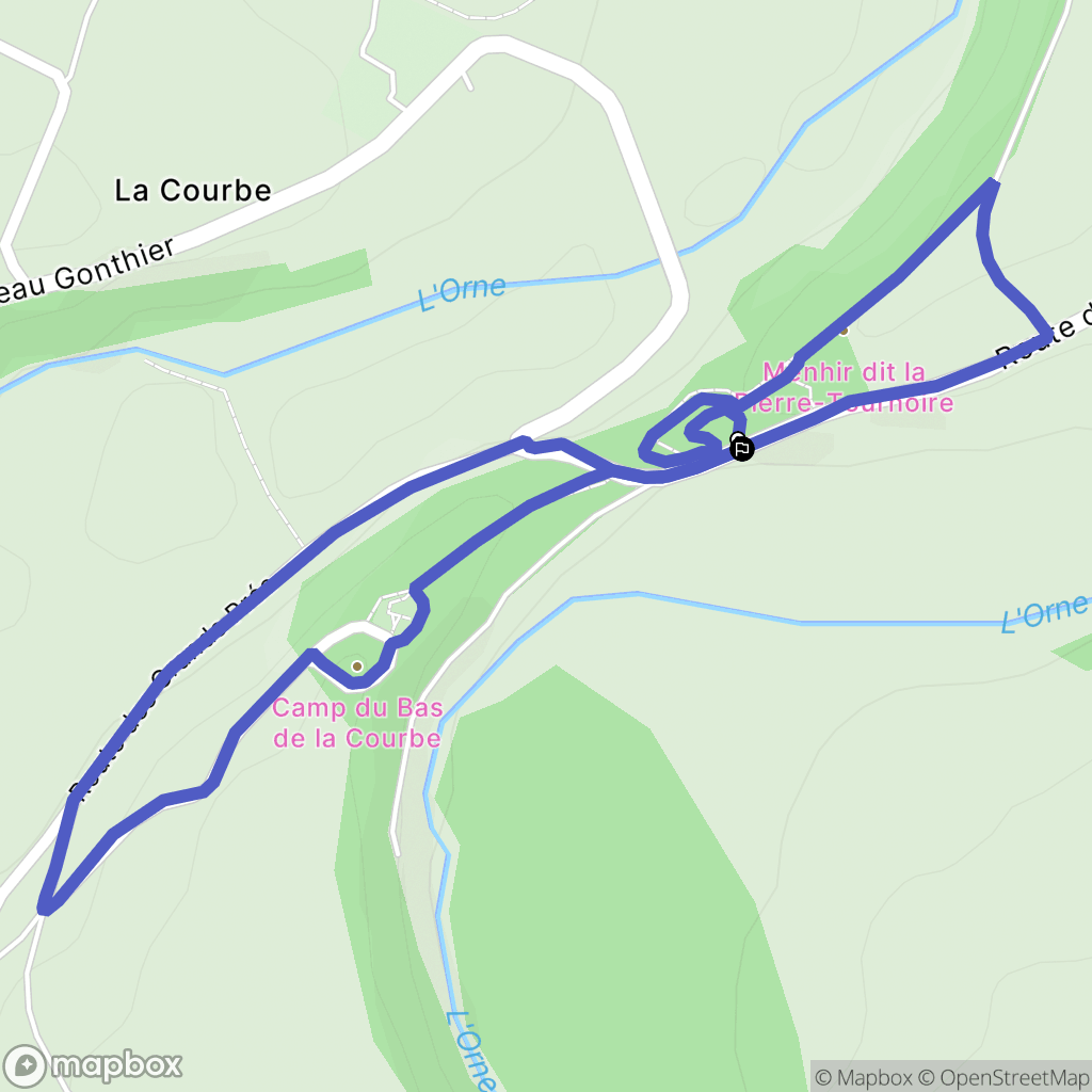 Écouché-les-Vallées: routekaart voor buitenactiviteiten - France