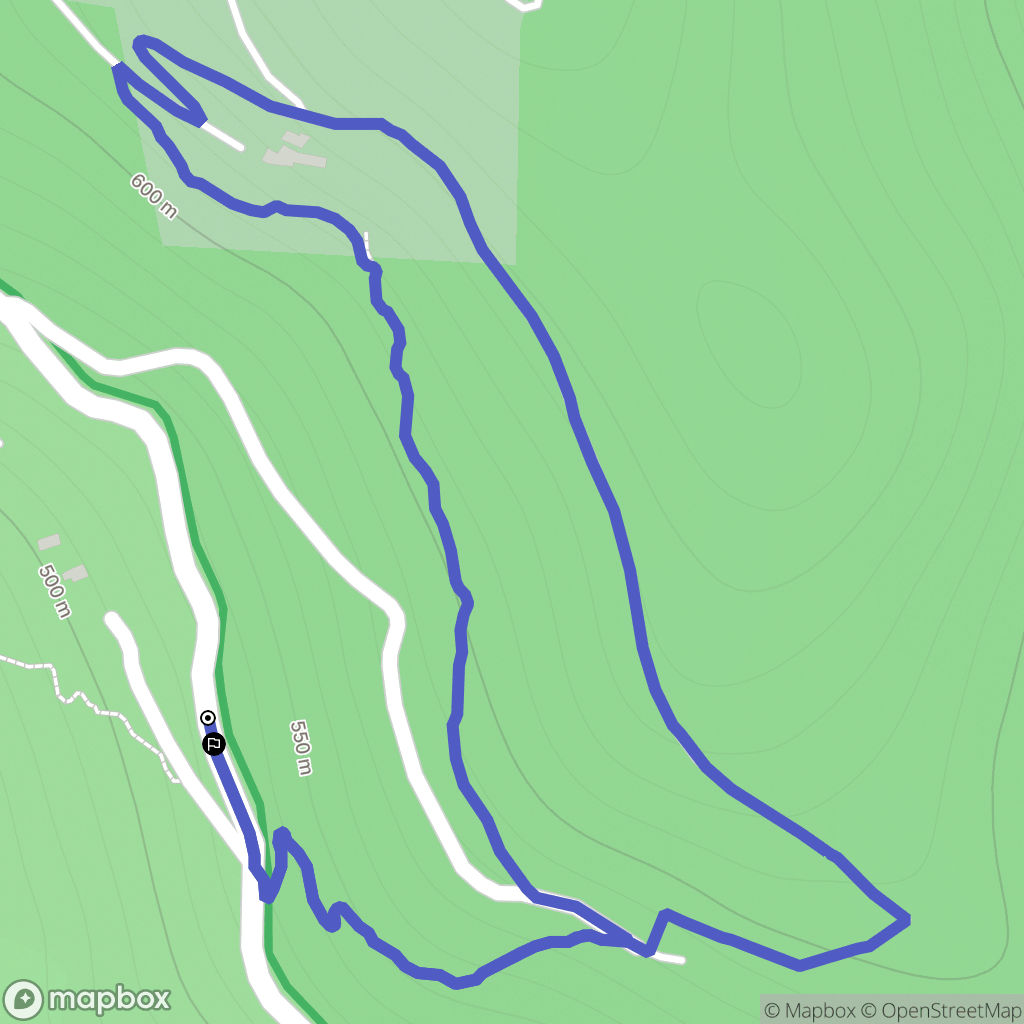 Molezon : carte du parcours de randonnée - France