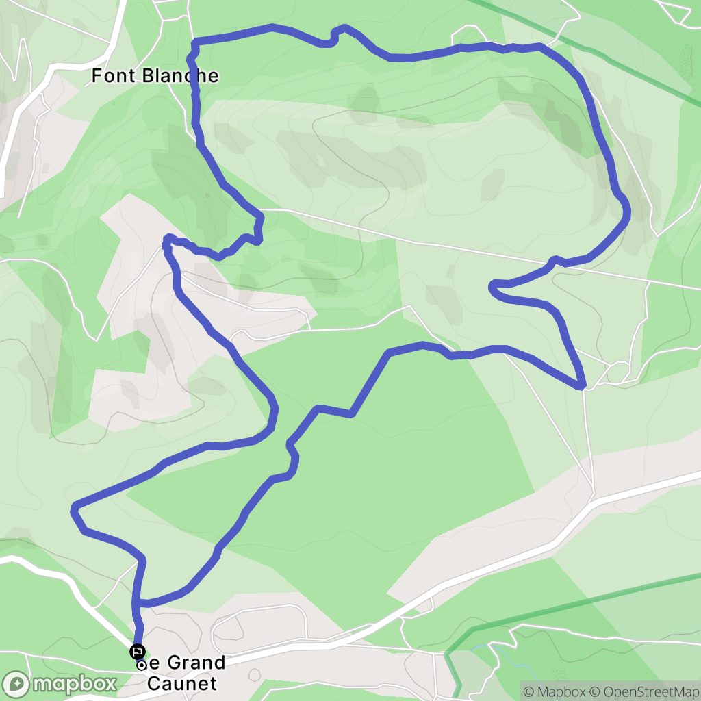 Ceyreste : carte du parcours de randonnée - France