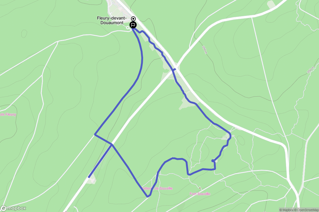 Fleury-devant-Douaumont: routekaart voor buitenactiviteiten - France