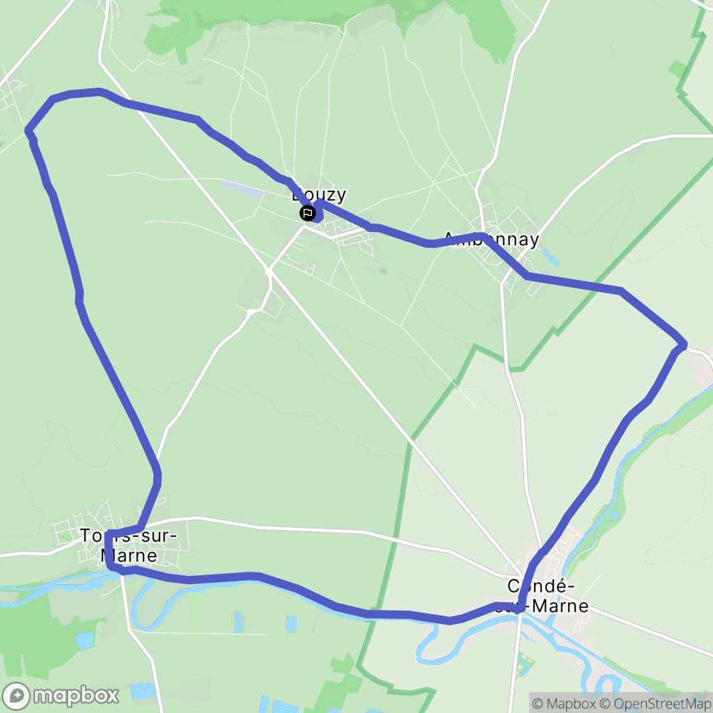 Bouzy: routekaart voor buitenactiviteiten - France