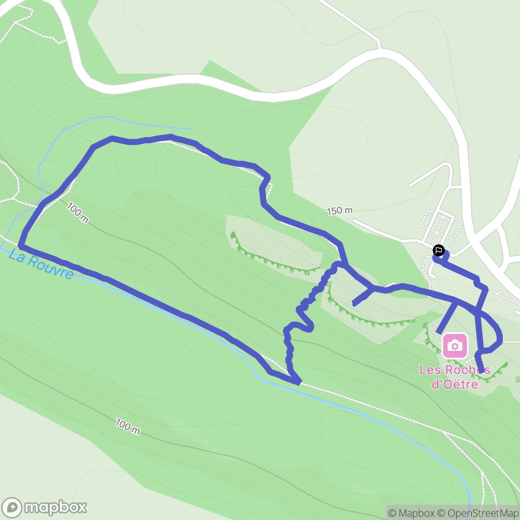 Saint-Philbert-sur-Orne : carte du parcours de randonnée - France