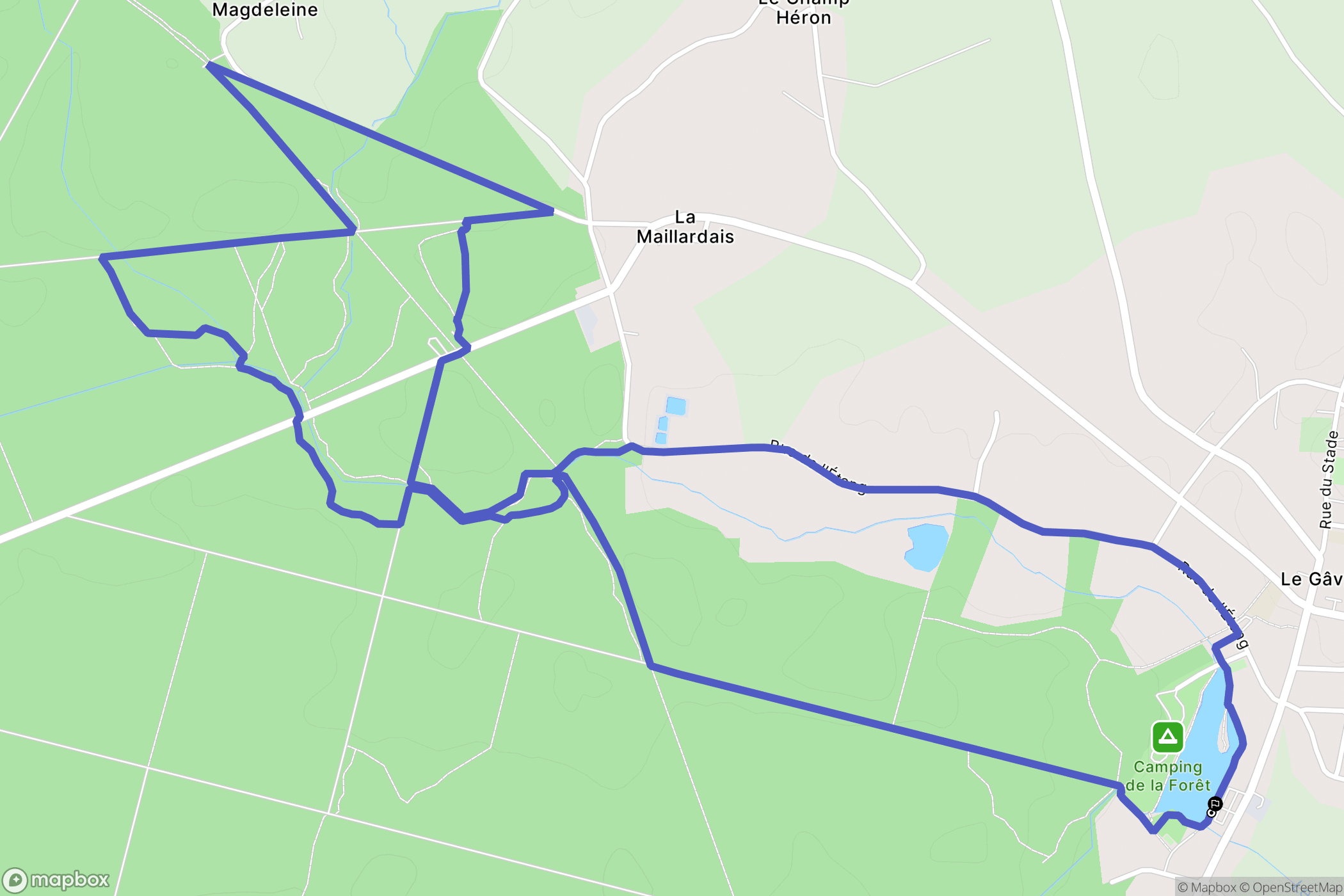 Le Gâvre: routekaart voor buitenactiviteiten - France