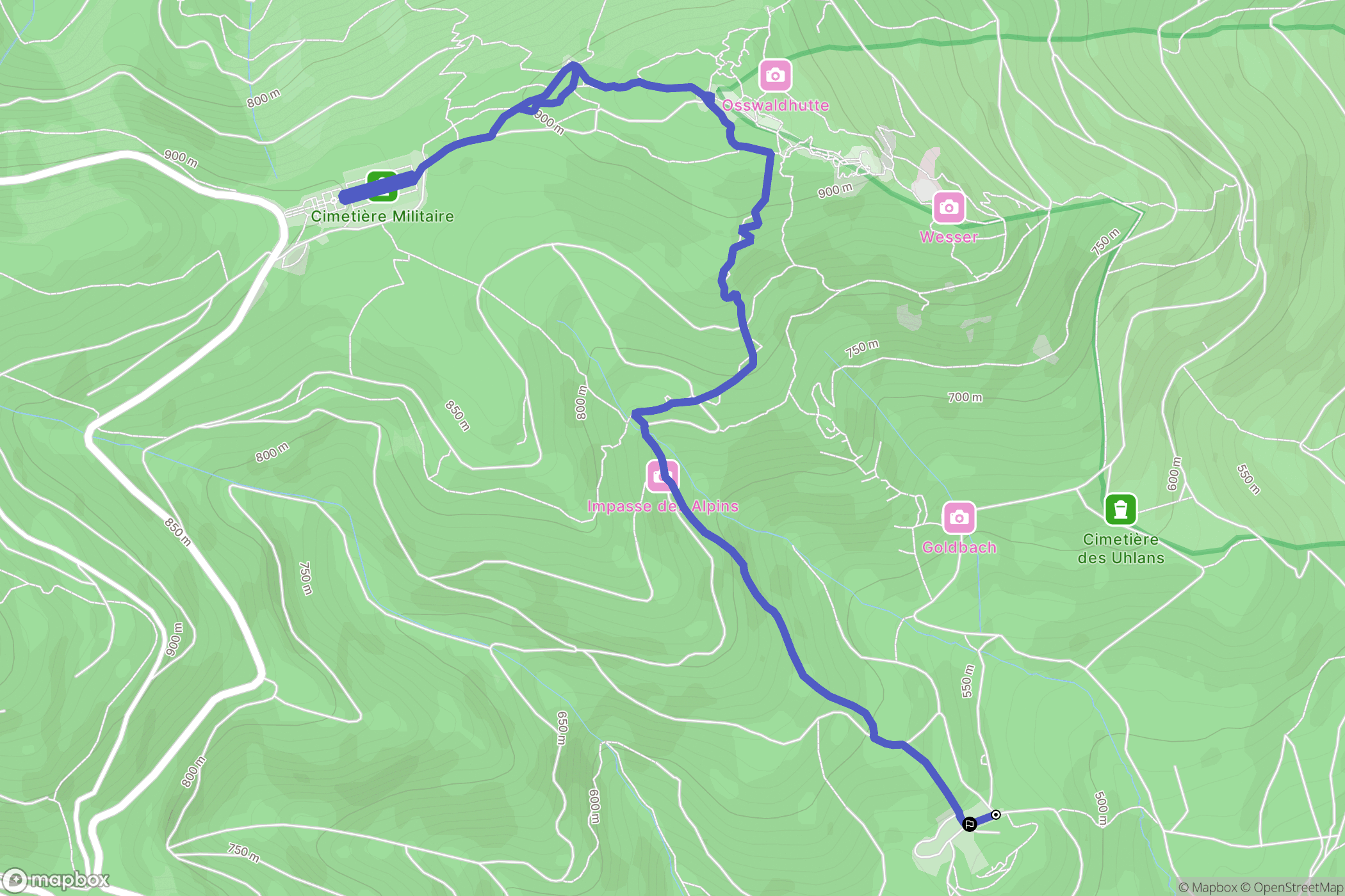 Wattwiller: routekaart voor buitenactiviteiten - France