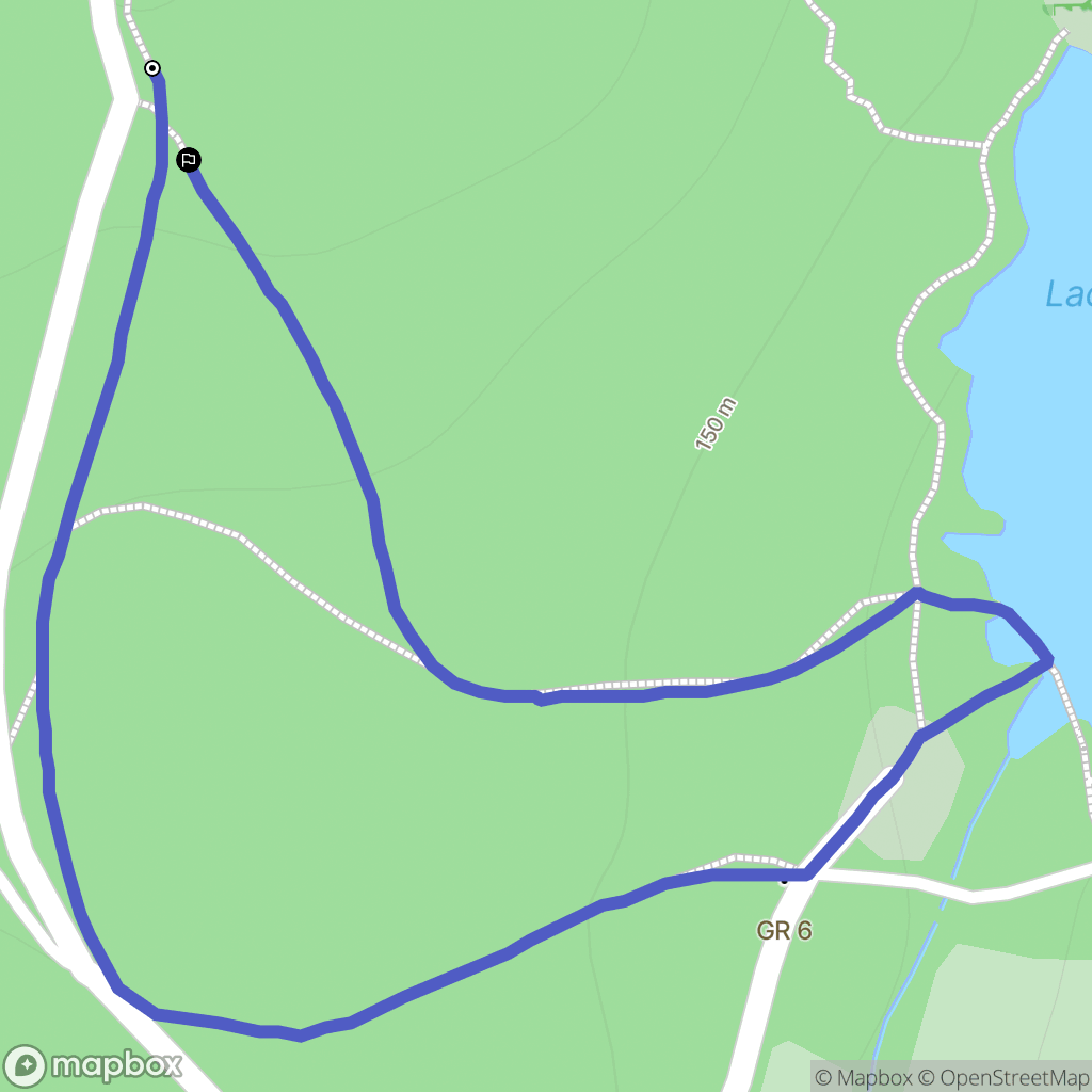Saint-Rémy-de-Provence : carte du parcours de randonnée - France