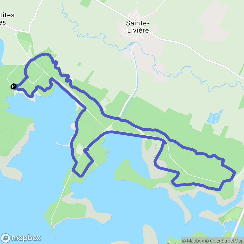 Éclaron-Braucourt-Sainte-Livière : carte du parcours de randonnée - France
