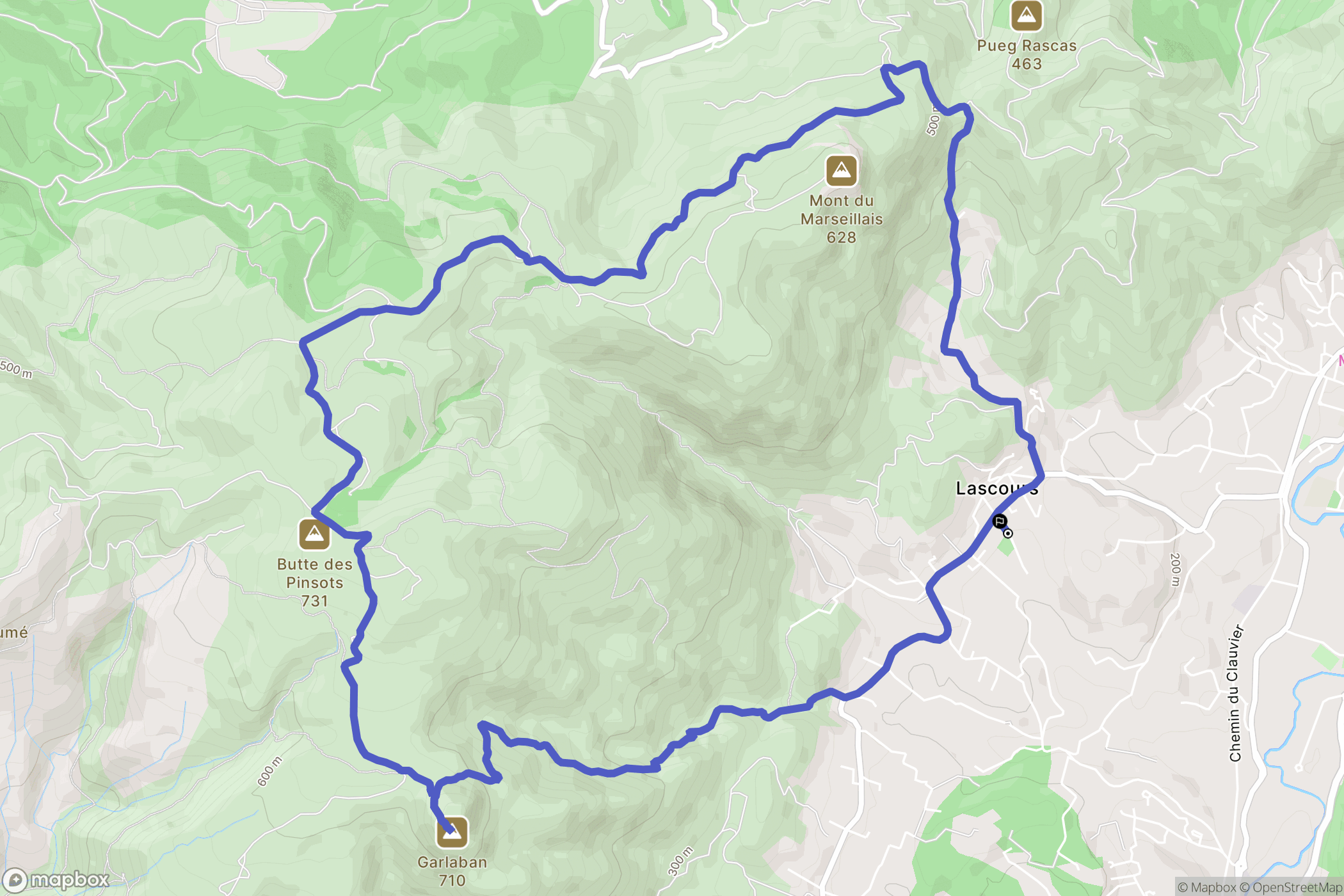 Roquevaire: routekaart voor buitenactiviteiten - France