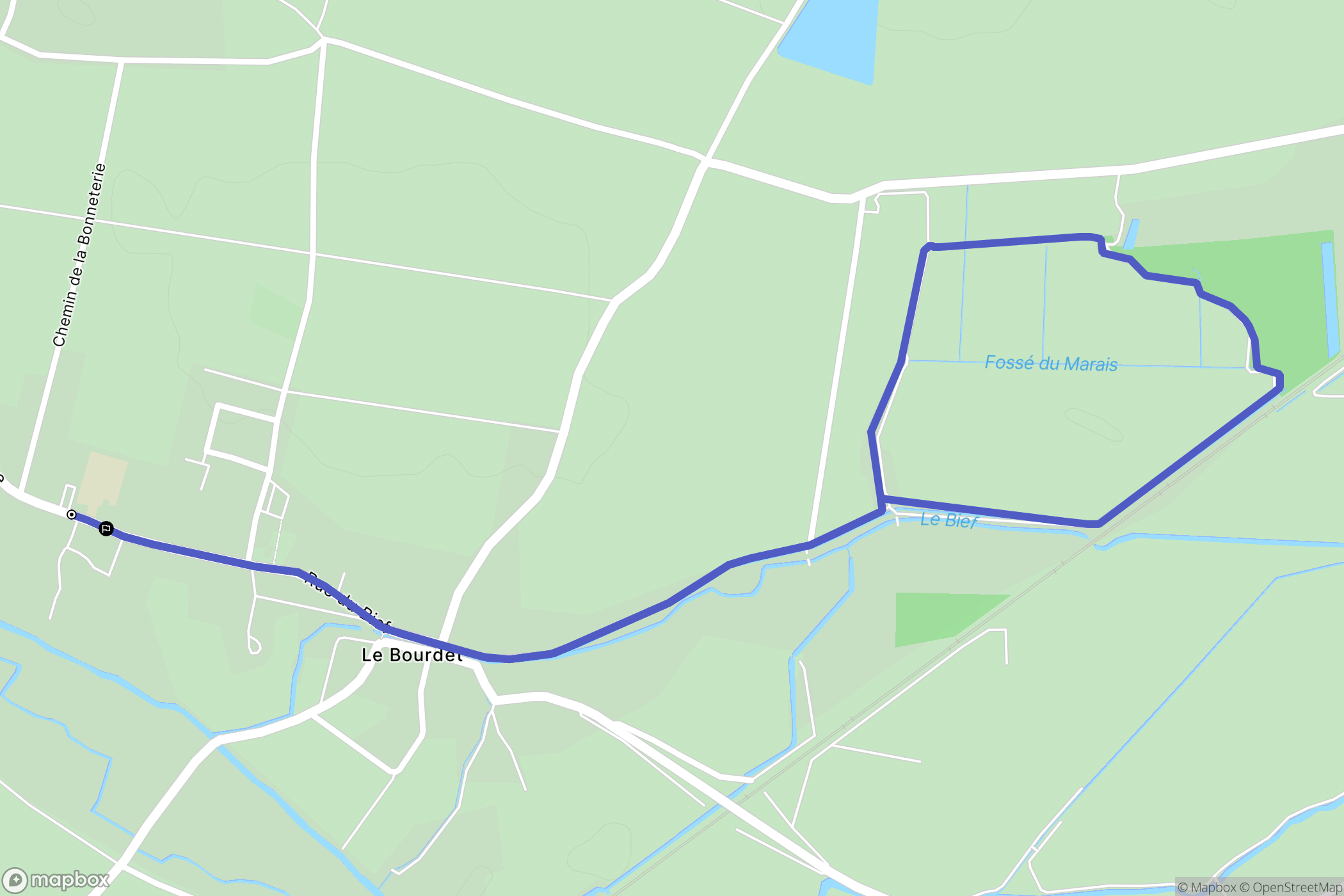 Le Bourdet: routekaart voor buitenactiviteiten - France