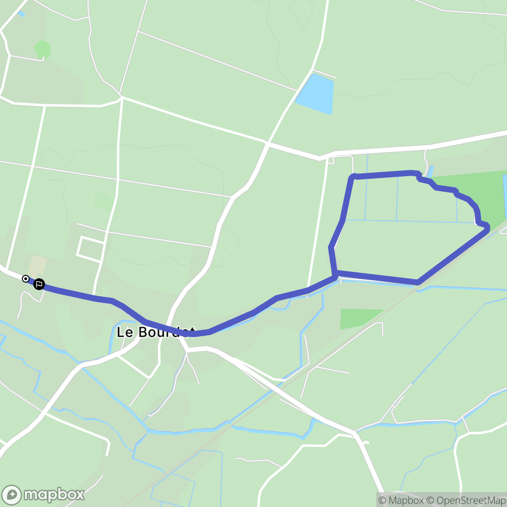 Le Bourdet: routekaart voor buitenactiviteiten - France