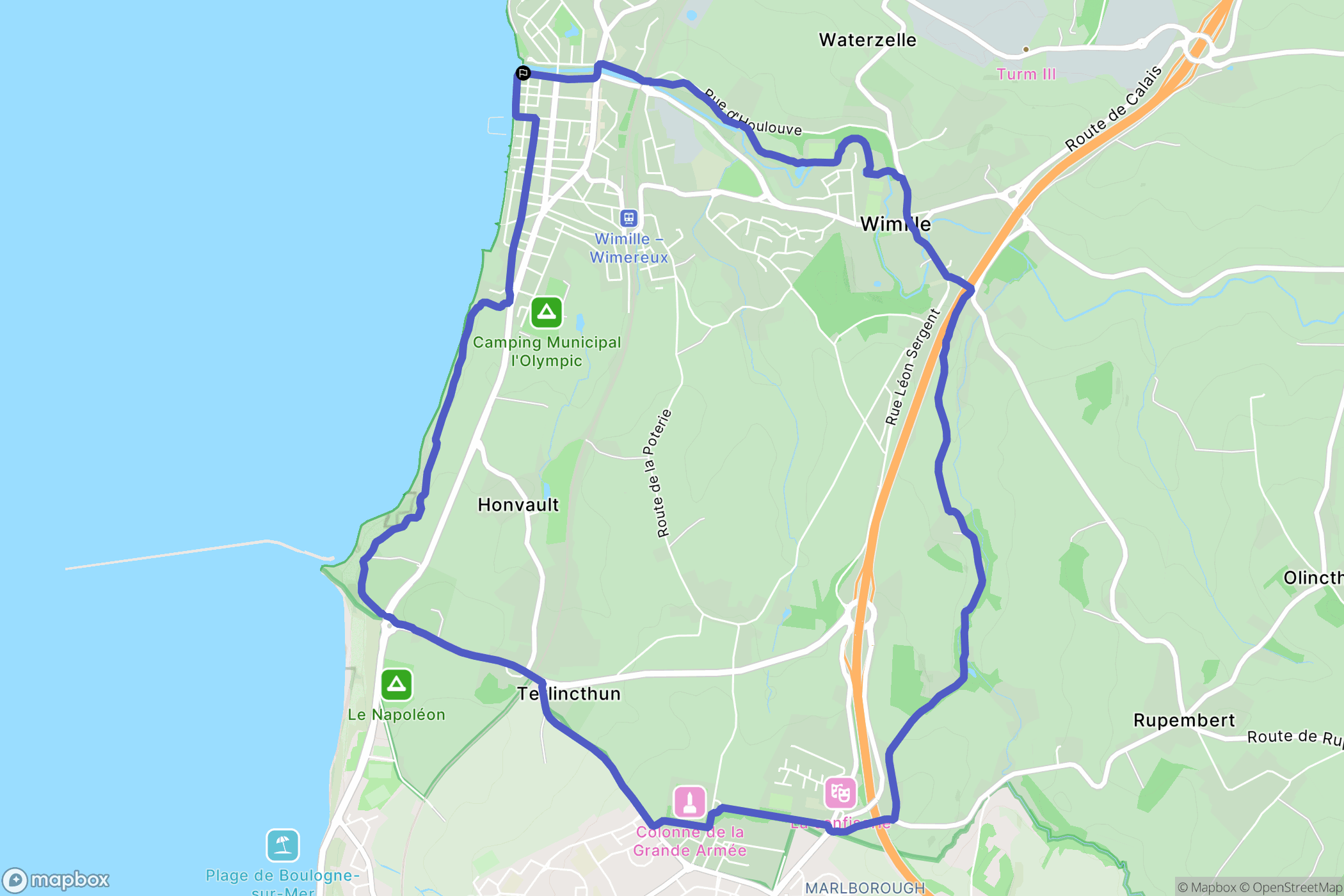 Wimereux: routekaart voor buitenactiviteiten - France