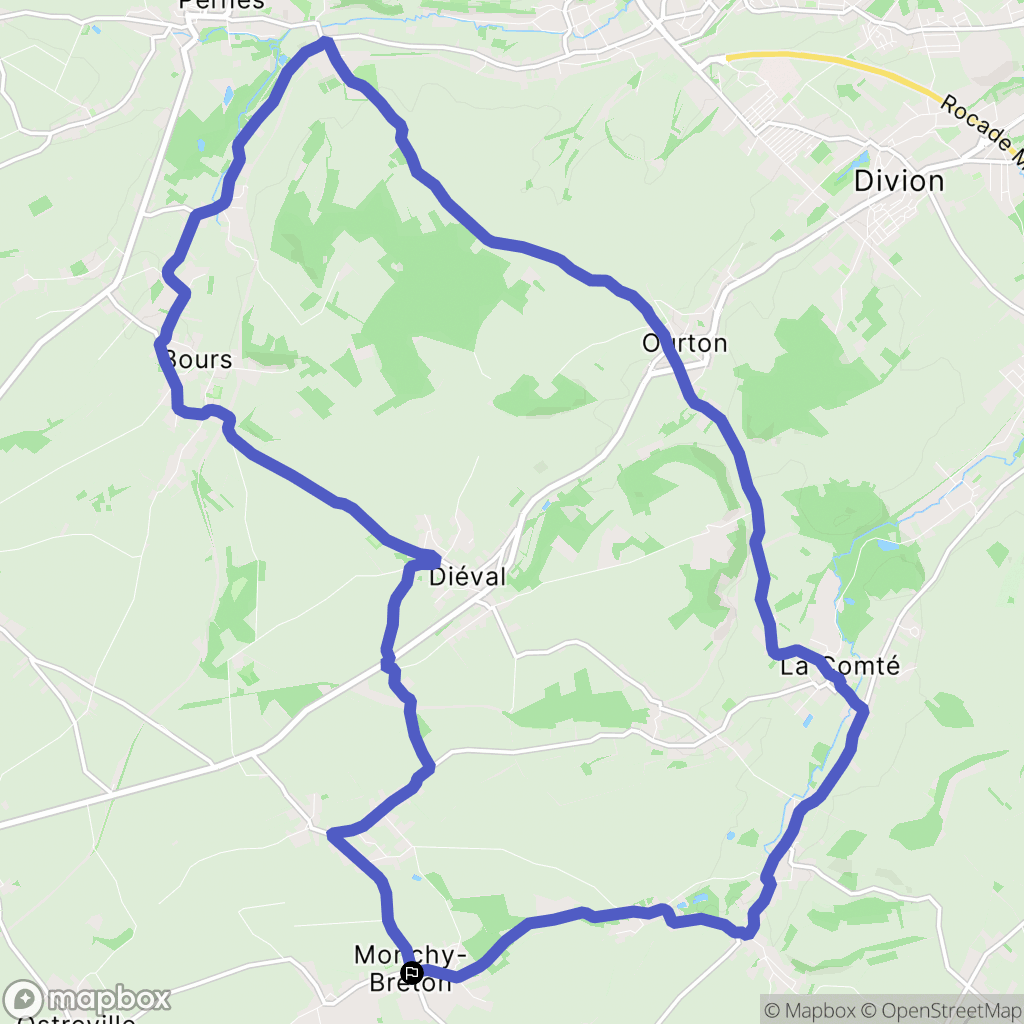 Monchy-Breton: routekaart voor buitenactiviteiten - France