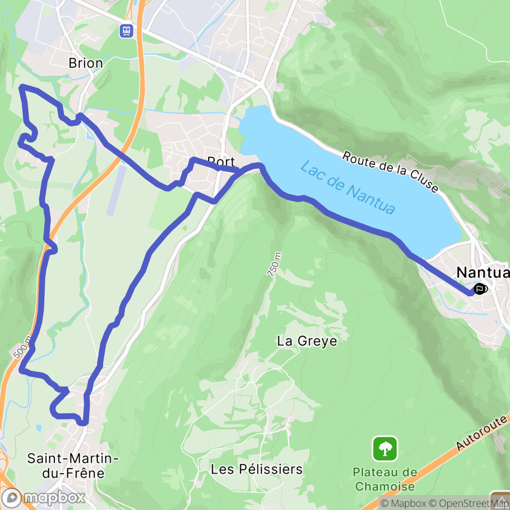 Nantua: routekaart voor buitenactiviteiten - France