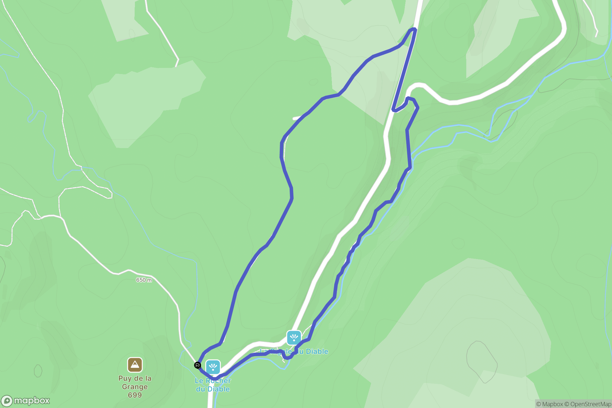 Le Monteil-au-Vicomte: routekaart voor buitenactiviteiten - France