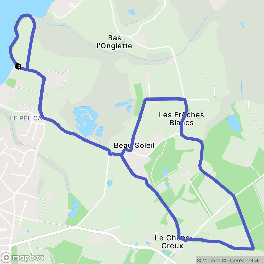 Sucé-sur-Erdre : carte du parcours de randonnée - France