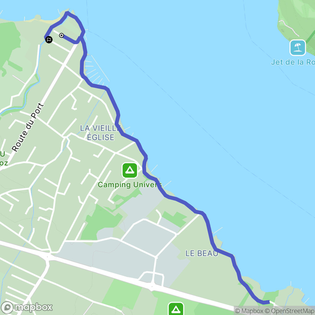 Saint-Jorioz : carte du parcours de randonnée - France