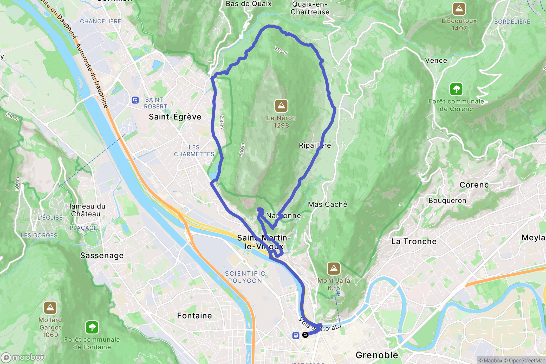 Grenoble: routekaart voor buitenactiviteiten - France