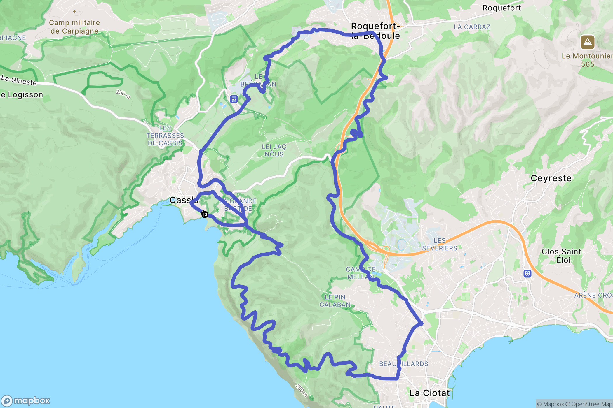 Cassis: routekaart voor buitenactiviteiten - France