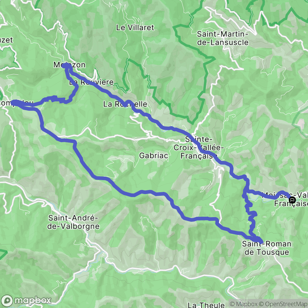 Moissac-Vallée-Française: routekaart voor buitenactiviteiten - France