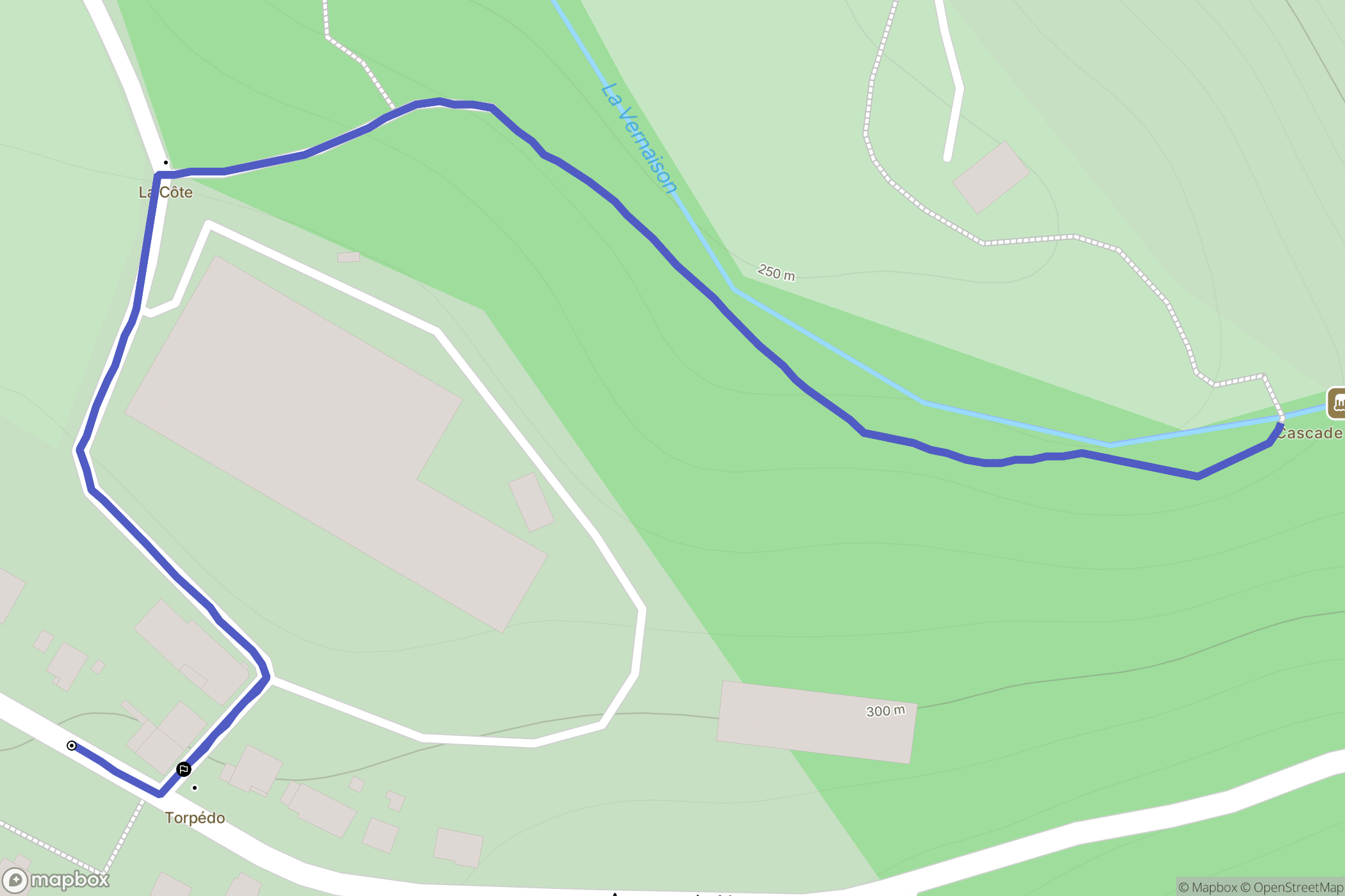 Sainte-Eulalie-en-Royans : carte du parcours de randonnée - France