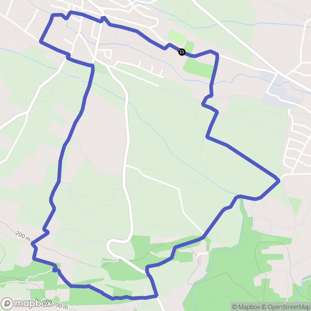 Cazilhac : carte du parcours de randonnée - France
