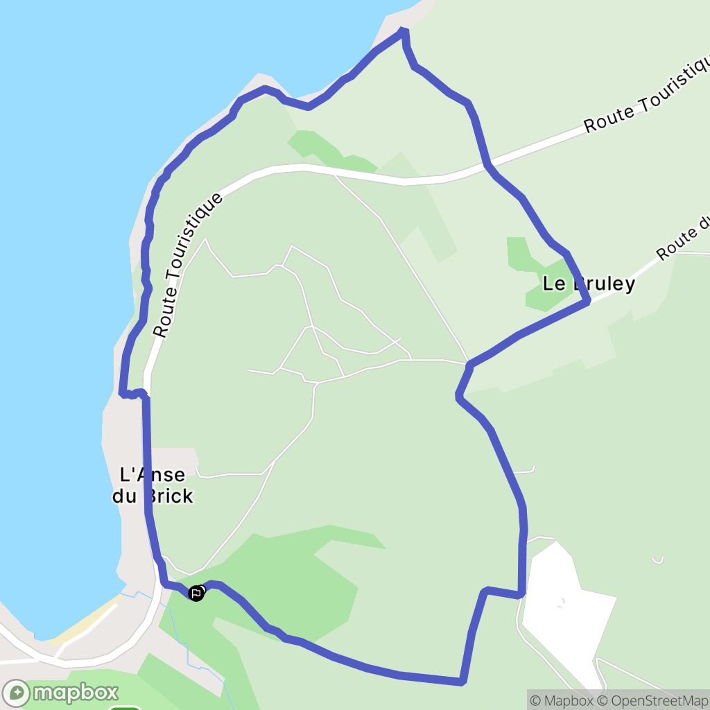 Fermanville : carte du parcours de randonnée - France