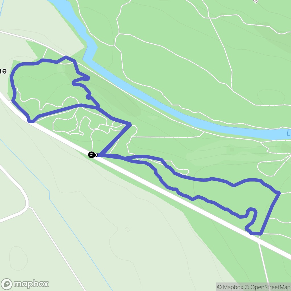 Guémené-Penfao : carte du parcours de randonnée - France
