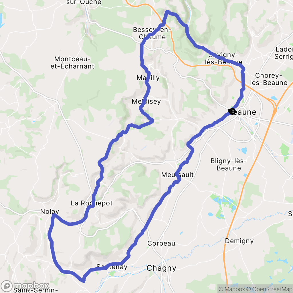 Beaune: routekaart voor buitenactiviteiten - France