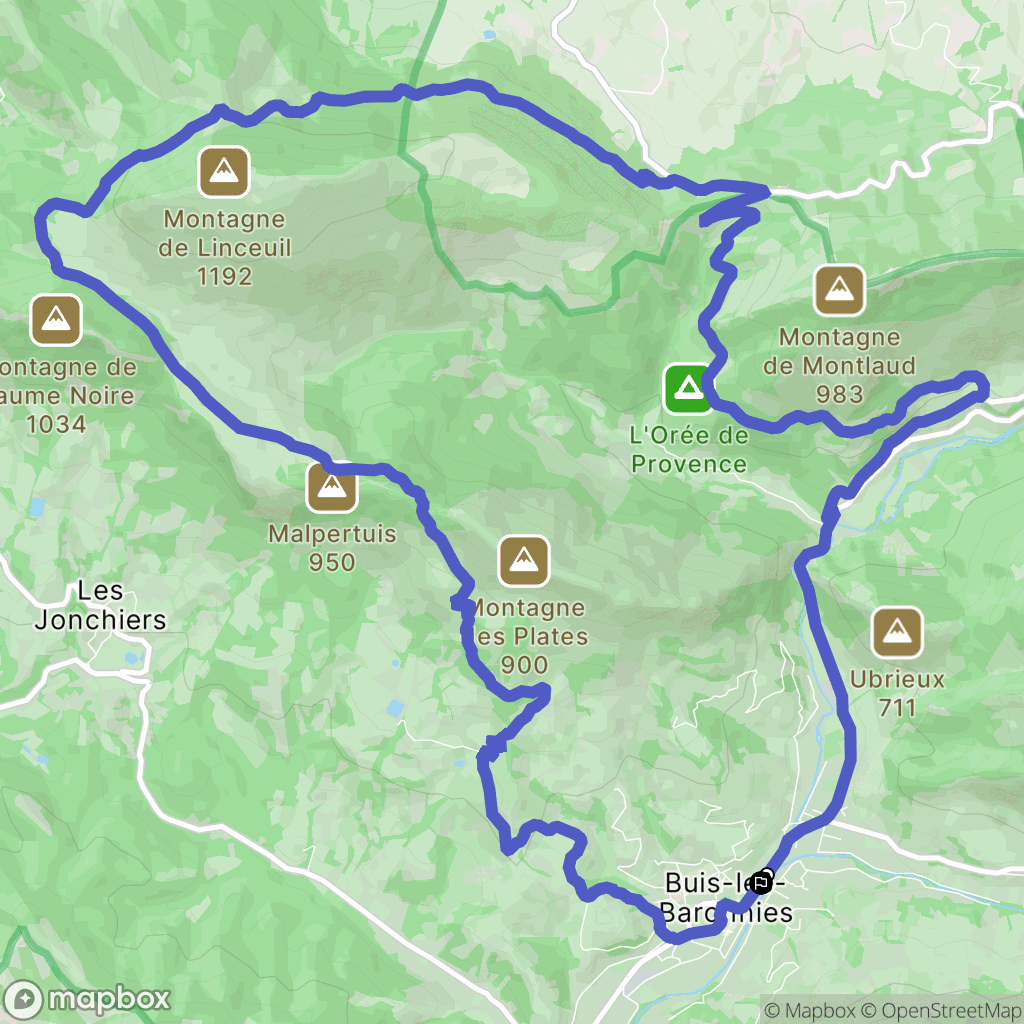 Buis-les-Baronnies: routekaart voor buitenactiviteiten - France