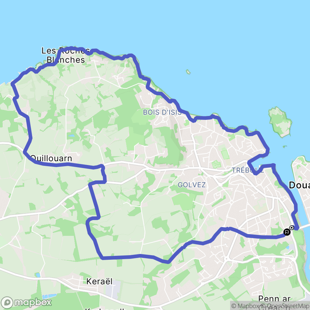 Douarnenez: routekaart voor buitenactiviteiten - France