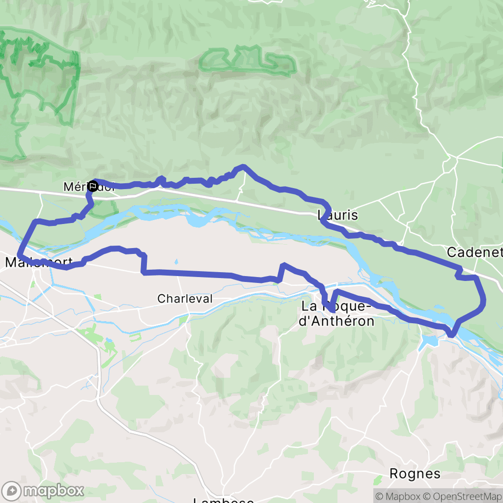 Mérindol: routekaart voor buitenactiviteiten - France