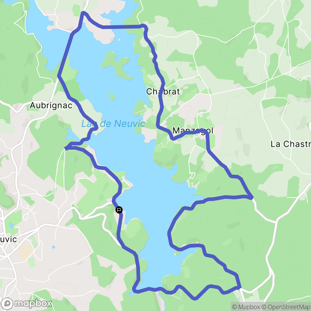 Neuvic: routekaart voor buitenactiviteiten - France