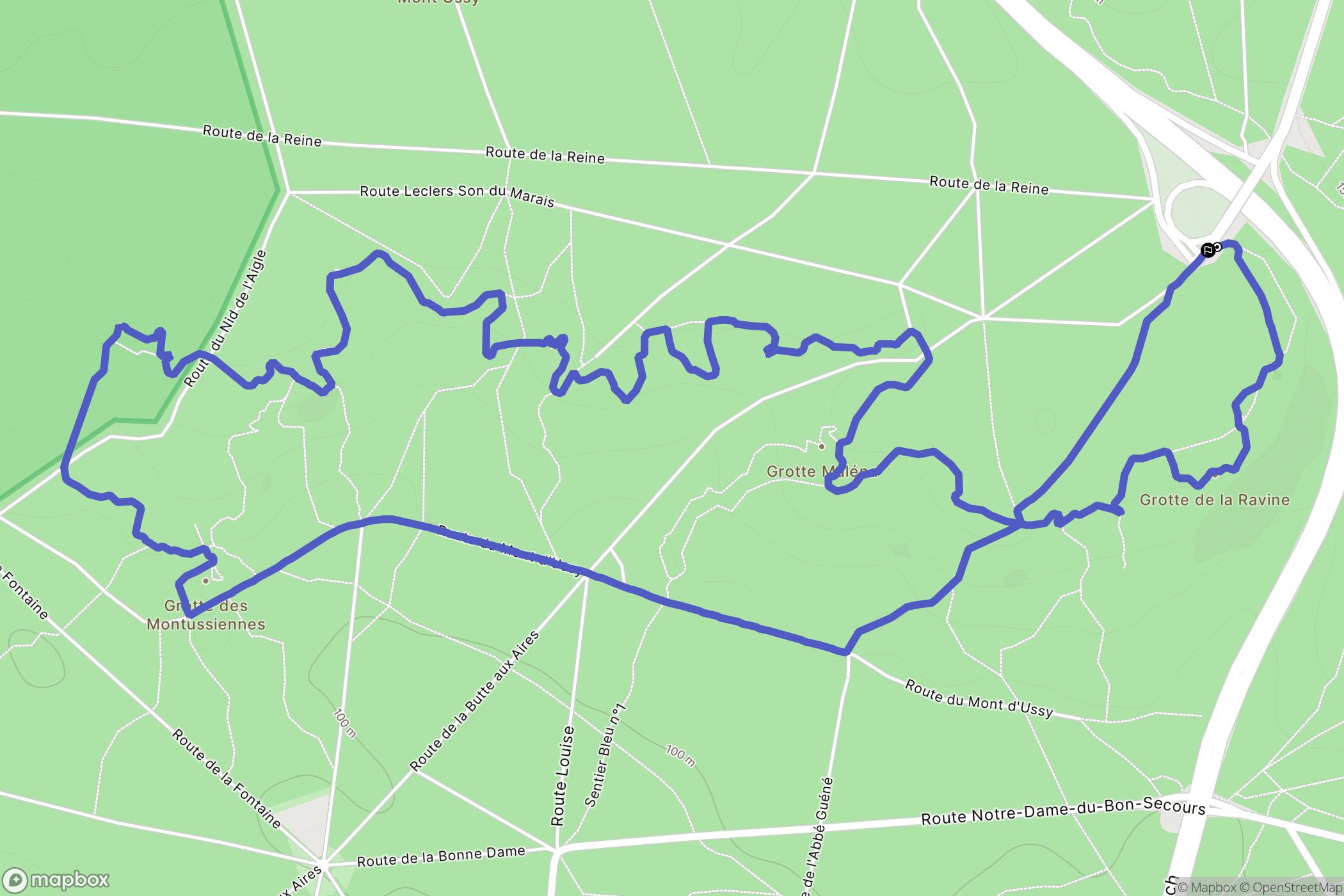 Fontainebleau: routekaart voor buitenactiviteiten - France