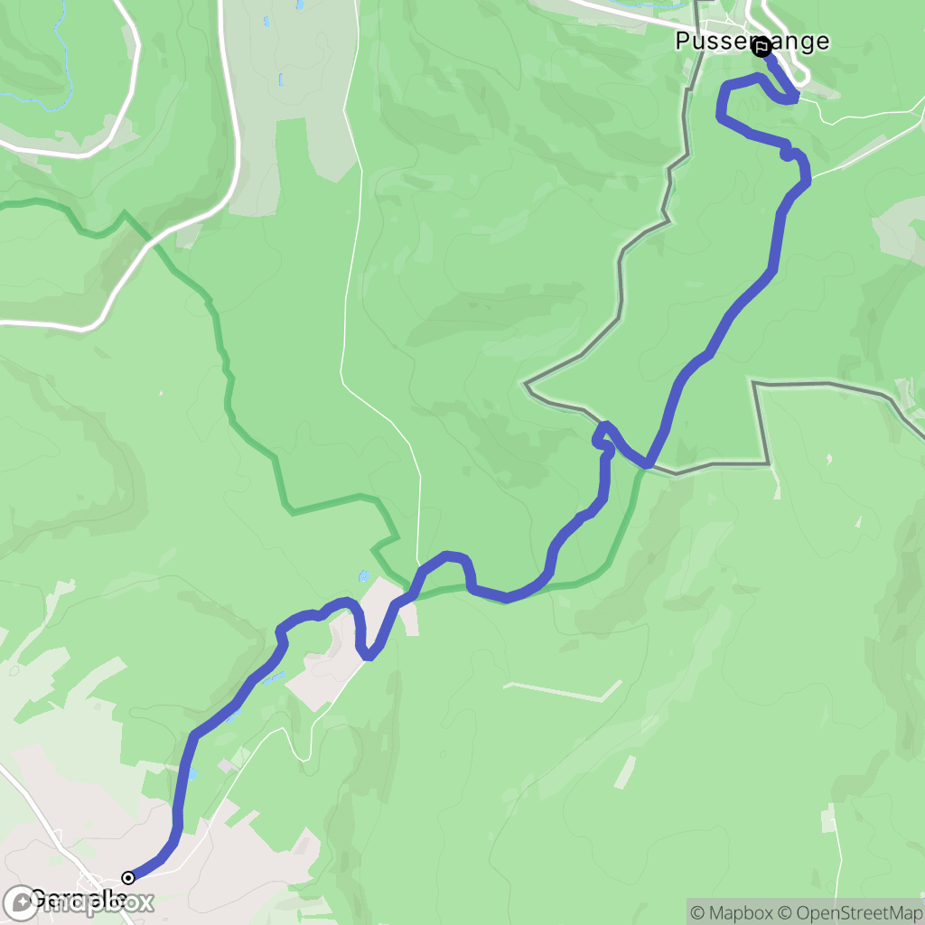 Gernelle : carte du parcours de randonnée - France