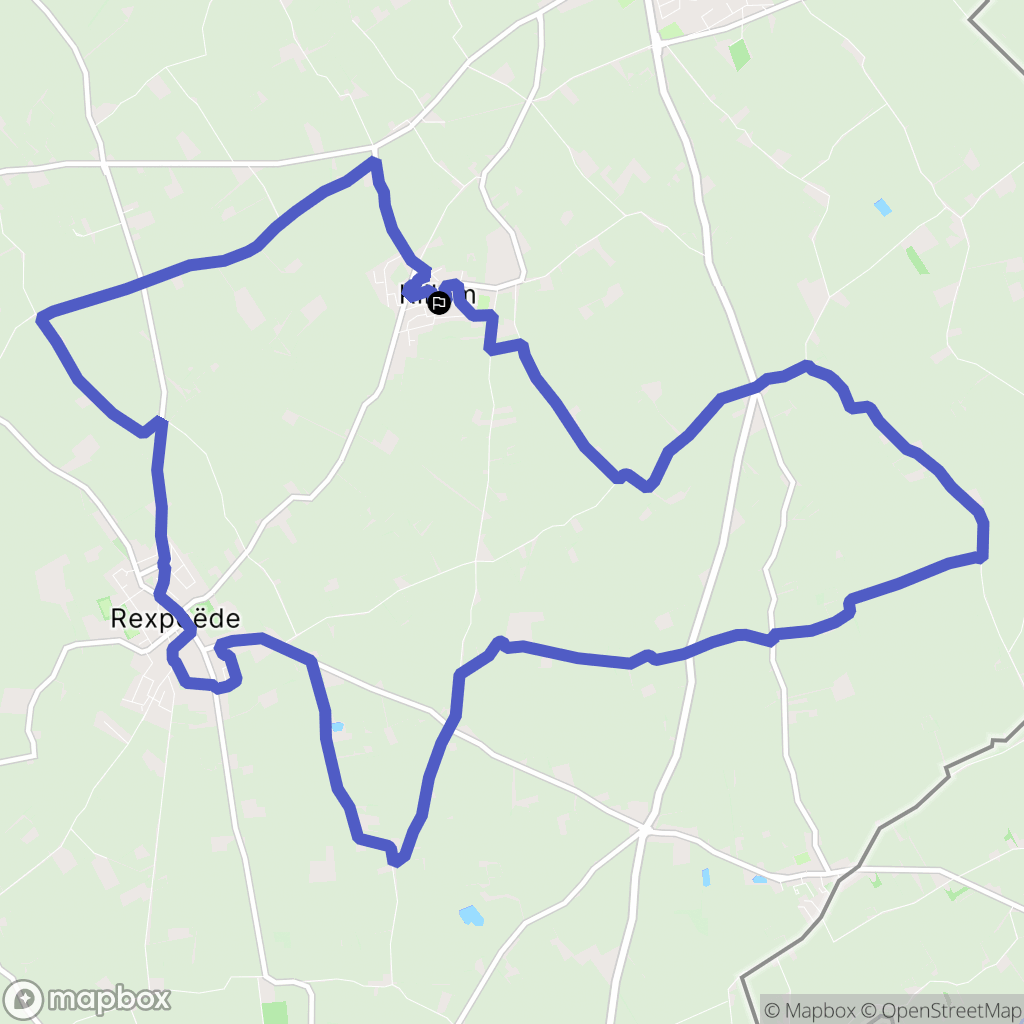 Killem : carte du parcours de randonnée - France