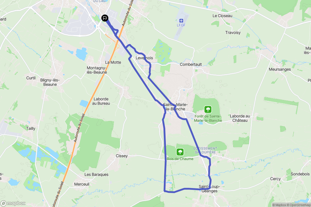 Beaune: routekaart voor buitenactiviteiten - France