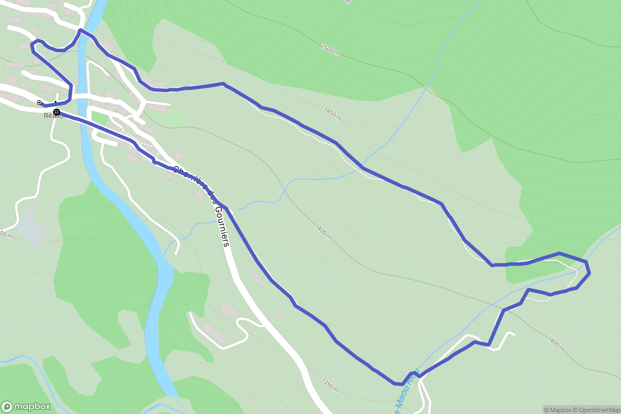 Réallon: routekaart voor buitenactiviteiten - France