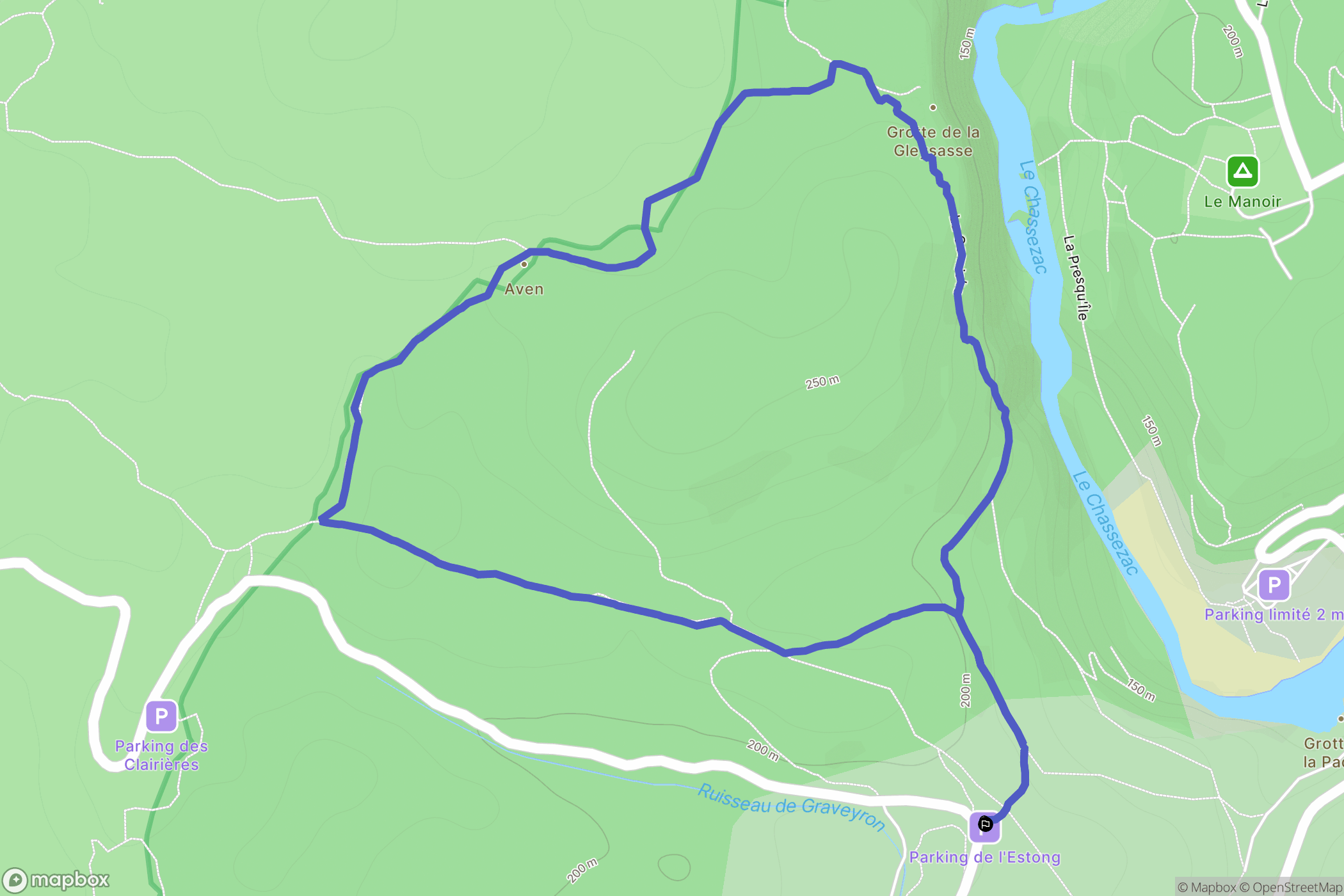 Berrias-et-Casteljau: routekaart voor buitenactiviteiten - France