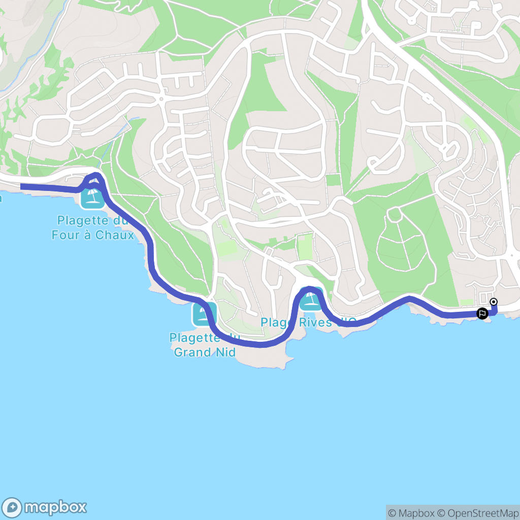 Sausset-les-Pins : carte du parcours de randonnée - France