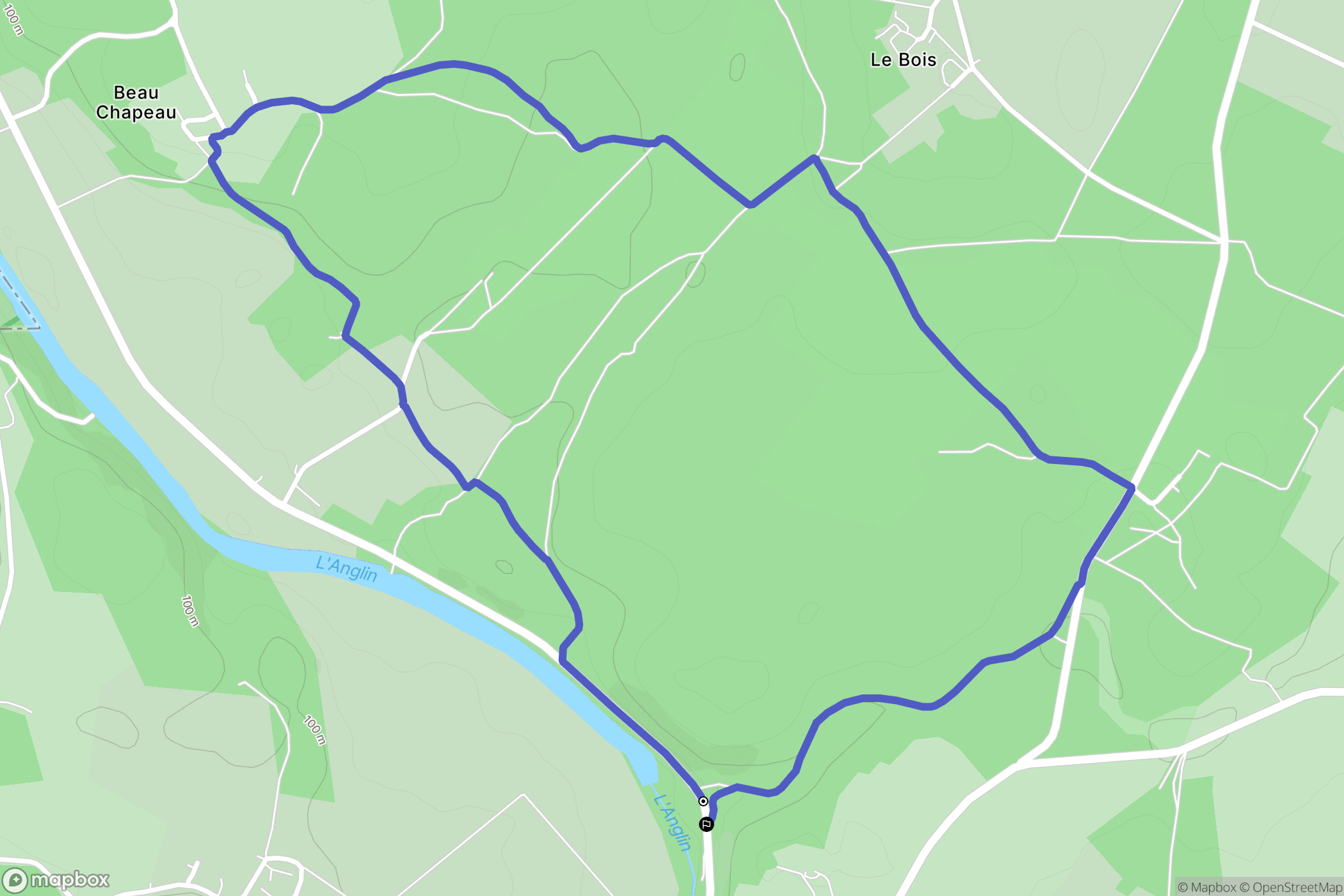 Mérigny: routekaart voor buitenactiviteiten - France